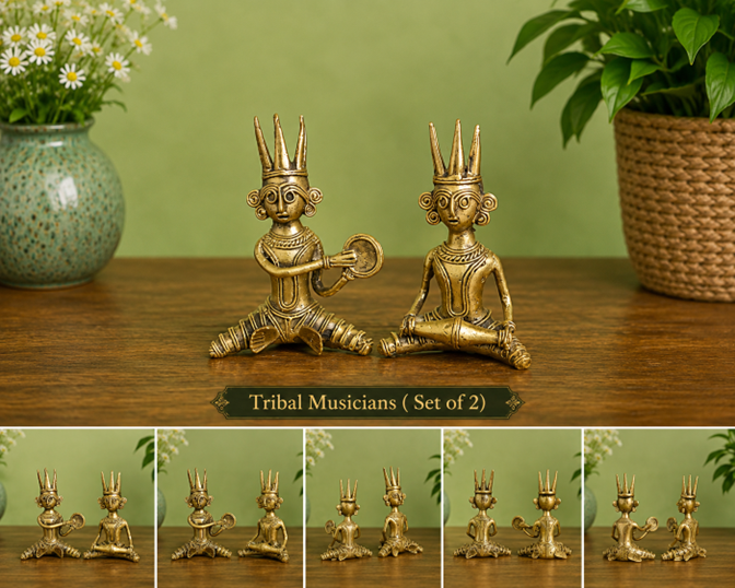 Musician (Set of 2) || TGS-DK-016 || HSN-code: 83062900