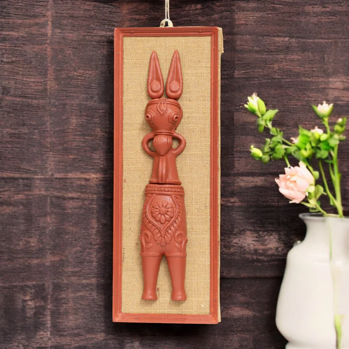 Terracotta Bankura Horse Wall Hanging || TGS-TR-06