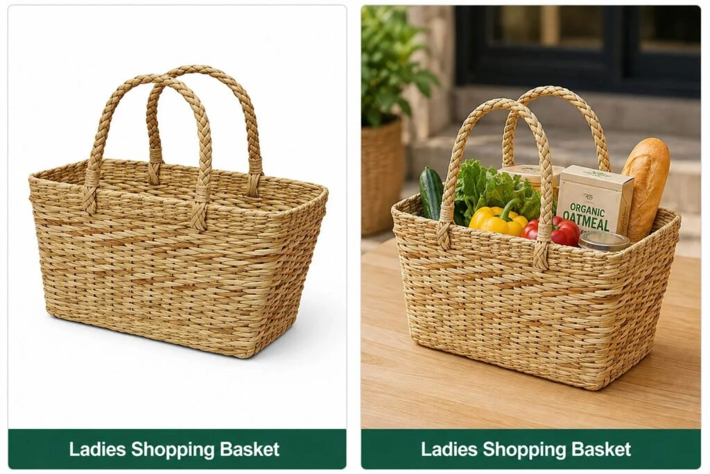 Ladies' Shoppers Basket Medium || TGR20 || HSN-code: 46021990
